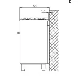 "Forno a gas Lofra M95G/C"