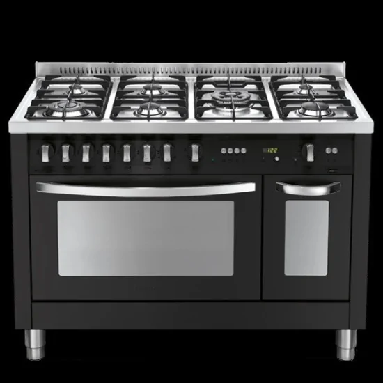 Lofra PNMD126GV+E/2CI Cuisinière 120cm Noir Mat – Four Gaz + Électrique
