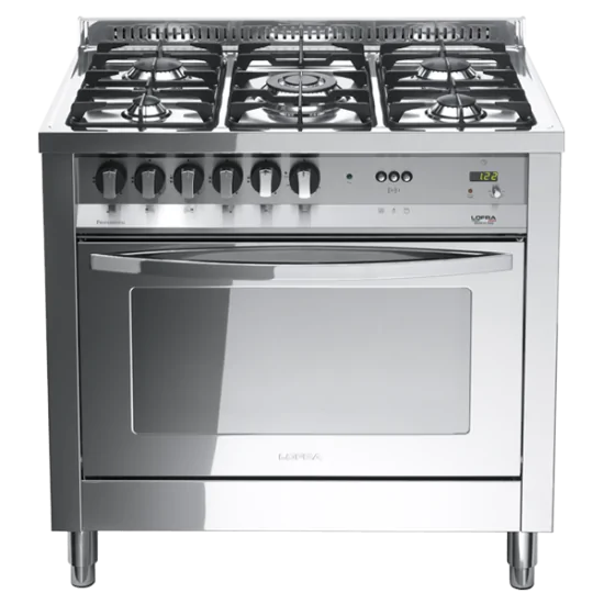 "Cucina a gas Lofra PLG96GVT/C 90cm acciaio lucido"