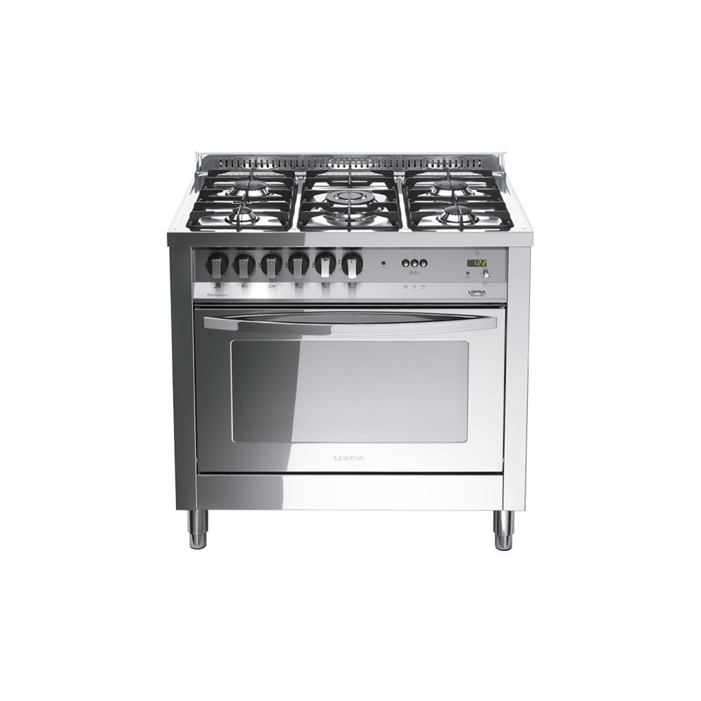 "Cucina a gas Lofra PLG96GVT/C 90cm acciaio lucido"