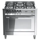 "Cucina a gas Lofra PLG96GVT/C 90cm acciaio lucido"
