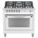 "Cucina a gas Lofra PBPG96GVT/C 90cm bianco perla"