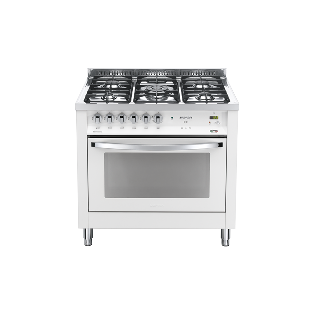 "Cucina a gas Lofra PBPG96GVT/C 90cm bianco perla"