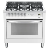 "Cucina a gas Lofra PBPG96GVT/C 90cm bianco perla"
