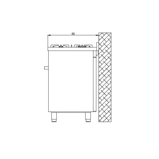 "Forno a gas Lofra PBPG96GVT/C"
