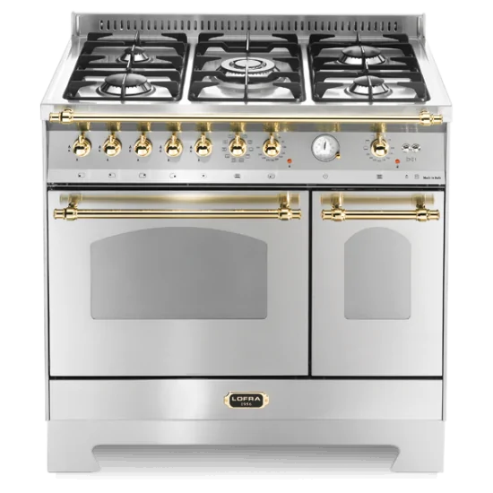 "Cucina a gas Lofra RSD96MFTE/CI 90cm inox"