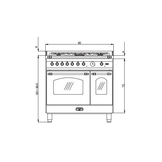 "Lofra RSD96MFTE/CI con doppio forno"
