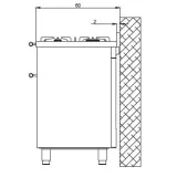 "Piano cottura a gas Lofra RRG96MFT/CI"