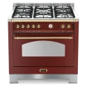 "Cucina a gas Lofra RRG96MFT/CI 90cm rosso burgundy"