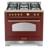 "Cucina a gas Lofra RRG96MFT/CI 90cm rosso burgundy"