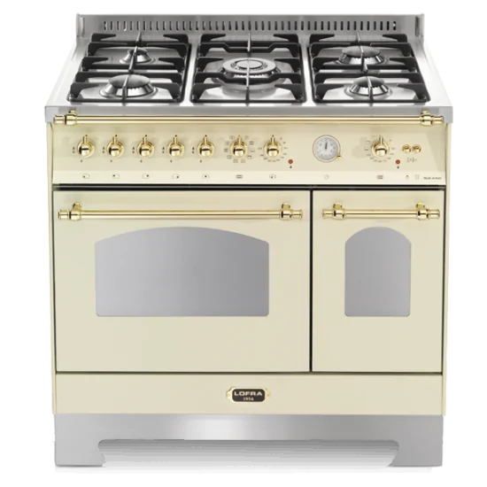 "Cucina a gas Lofra RBID96MFTE/CI 90cm avorio"