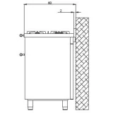 "Piano cottura a gas Lofra RBID96MFTE/CI"