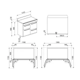 "Smeg TR4110IX2 con doppio forno"