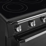 Smeg TR90IMBL – Cuisinière à Induction 90x60 cm, Design Victoria, Noir Laqué
