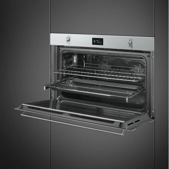 "Forno Smeg SF9390X1 in acciaio inox"