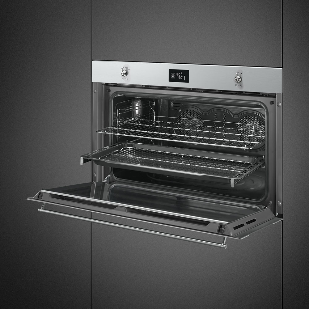 "Forno Smeg SF9390X1 in acciaio inox"