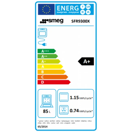 "Cottura uniforme con forno Smeg SFR9300X"