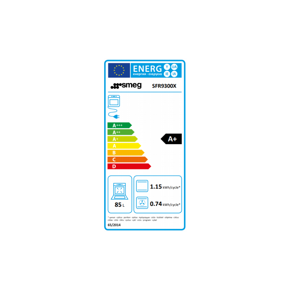 "Cottura uniforme con forno Smeg SFR9300X"