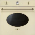 "Forno pirolitico Smeg SFP68C1TPO panna e ottone stile coloniale"