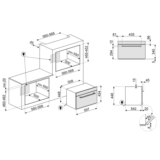 "Design forno Smeg SF4400MCX1"
