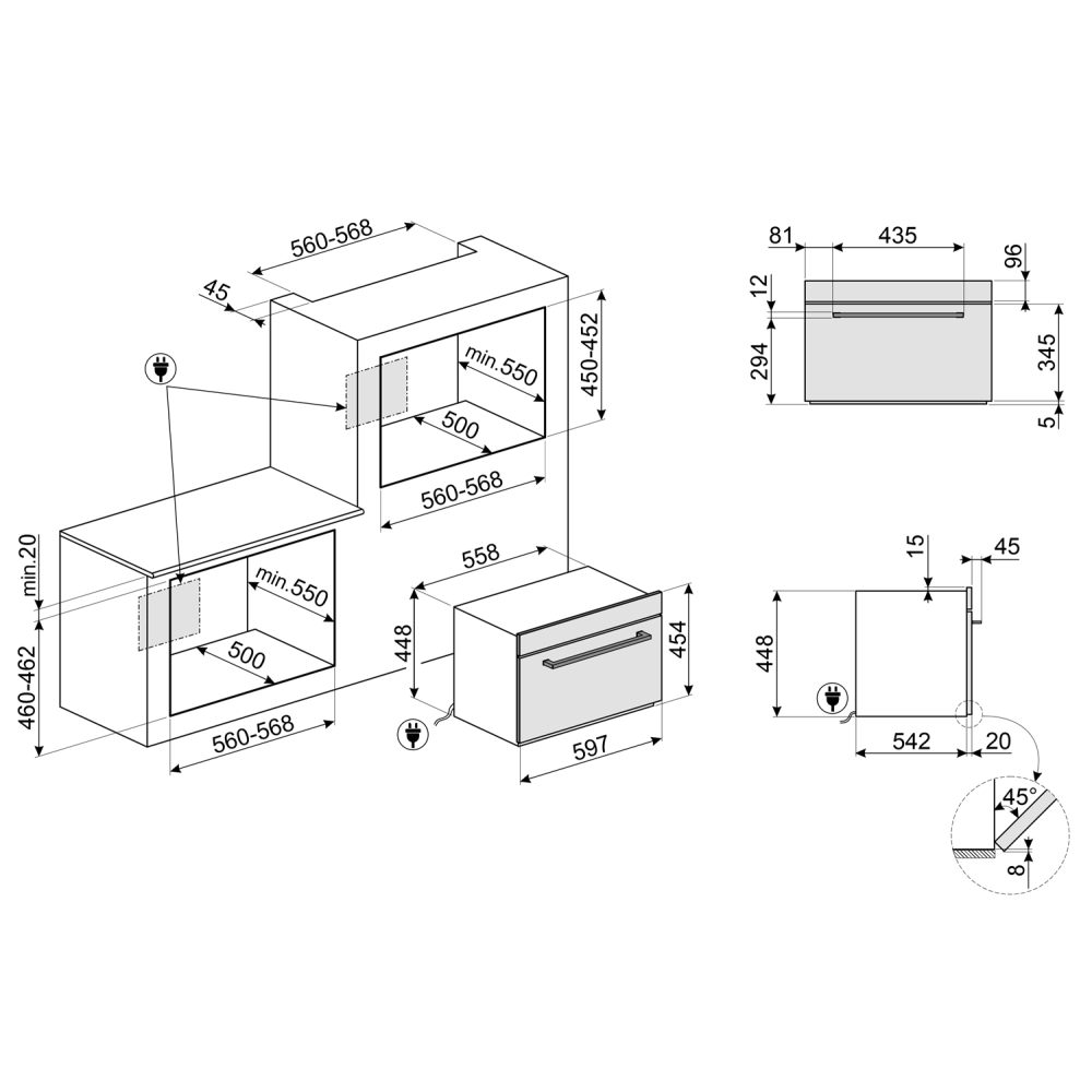 "Design forno Smeg SF4400MCX1"