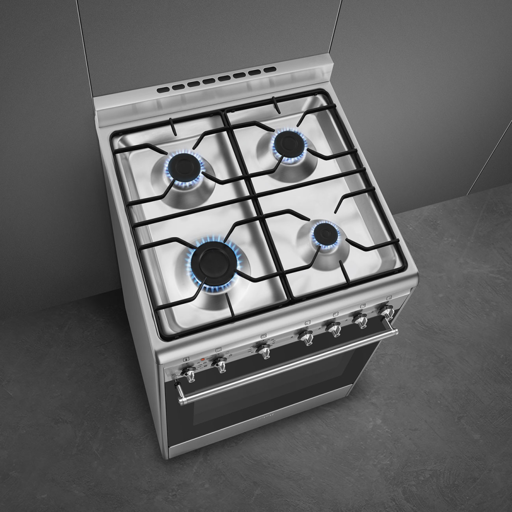 "Piano cottura a gas Smeg CX60GMX"