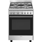 "Cucina a gas Smeg CX60GMX in acciaio inox"