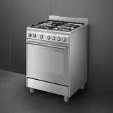 "Cucina a gas Smeg SX61GM in acciaio inox"