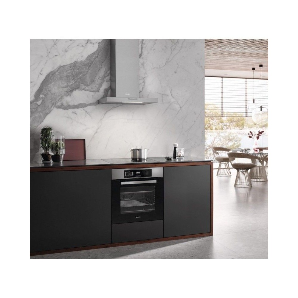 Miele Daw 1620 Actif: Hotte de mur en acier inoxydable de 60 cm