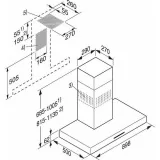 Miele PUR 98 W: Capot mural 90cm Classe en acier inoxydable A