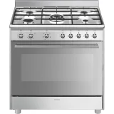 "Cucina a gas Smeg SX91GM in acciaio inox"