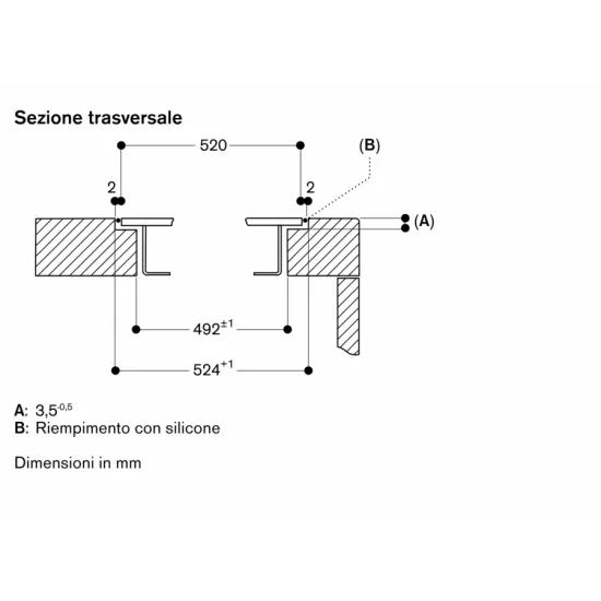 "Design in acciaio del piano cottura Gaggenau CX492111"