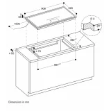 Gaggenau CX492111: Piano induzione 90cm acciaio