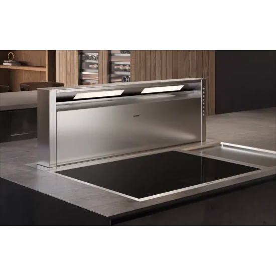 "Design in acciaio del piano cottura Gaggenau CX492111"