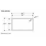 "Comandi touch del piano cottura Gaggenau CX482111"