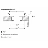 "Installazione a filo top piano cottura Gaggenau VI492105"