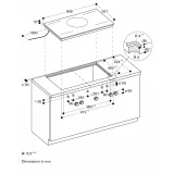 "Installazione a filo top piano cottura Gaggenau VI492105"