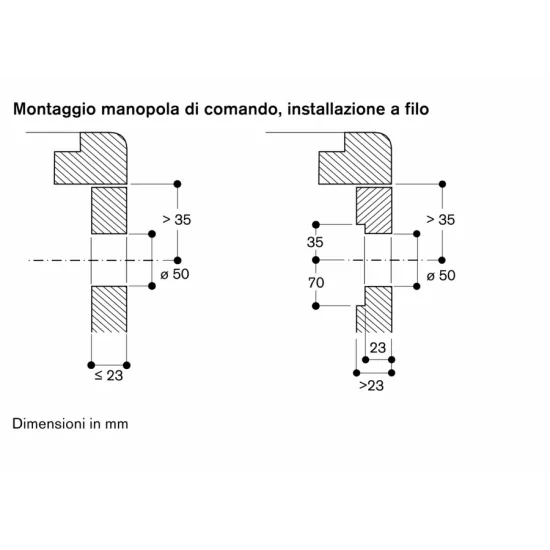 "Installazione a filo top piano cottura Gaggenau VI492105"