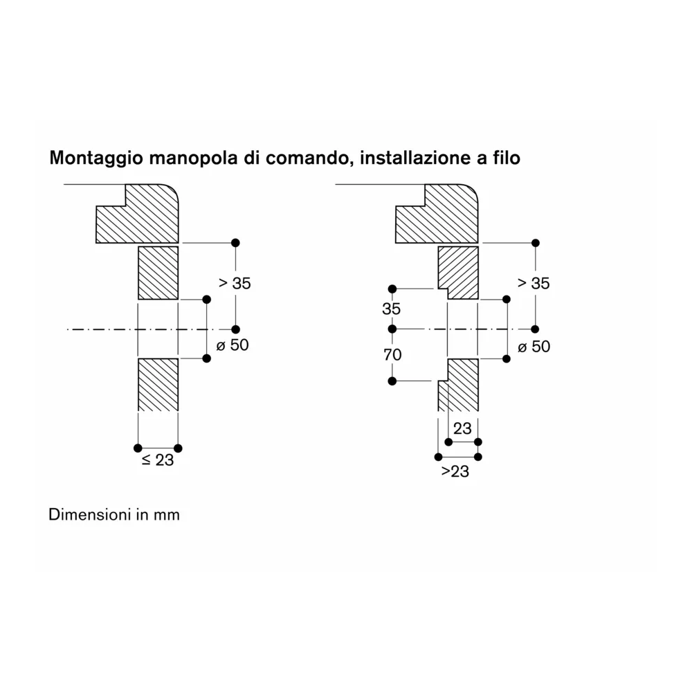 "Installazione a filo top piano cottura Gaggenau VI492105"
