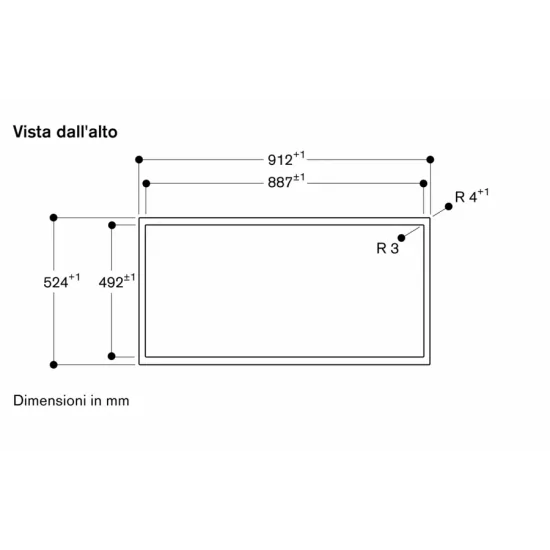 "Installazione a filo top piano cottura Gaggenau VI492105"
