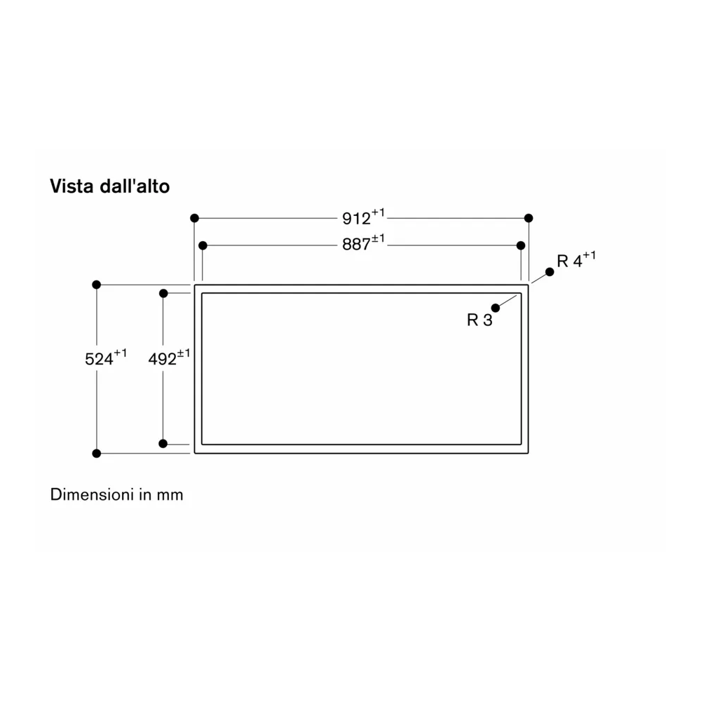 "Installazione a filo top piano cottura Gaggenau VI492105"