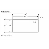 "Installazione a filo top piano cottura Gaggenau VI492105"
