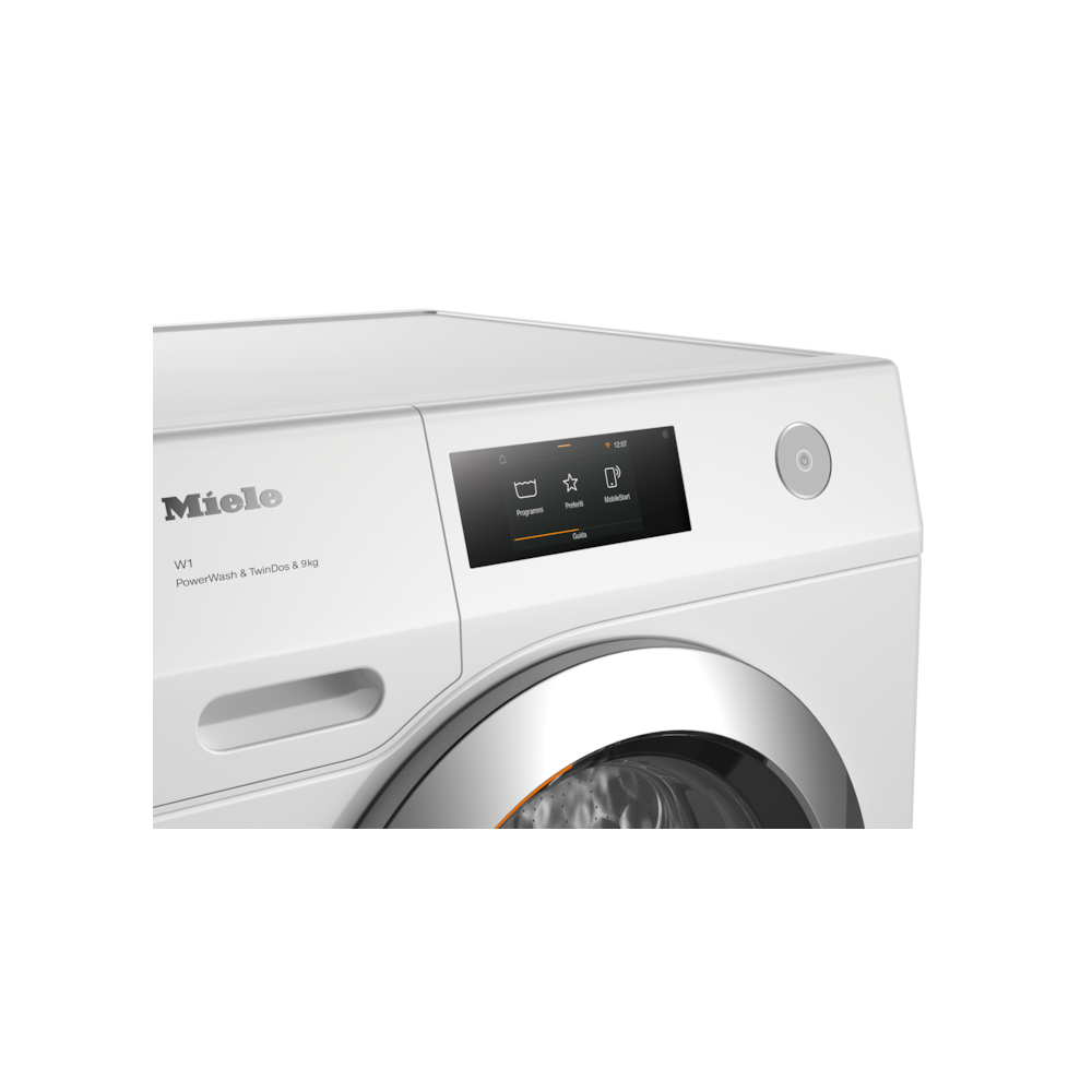 "Display MTouch lavatrice Miele WCR870"