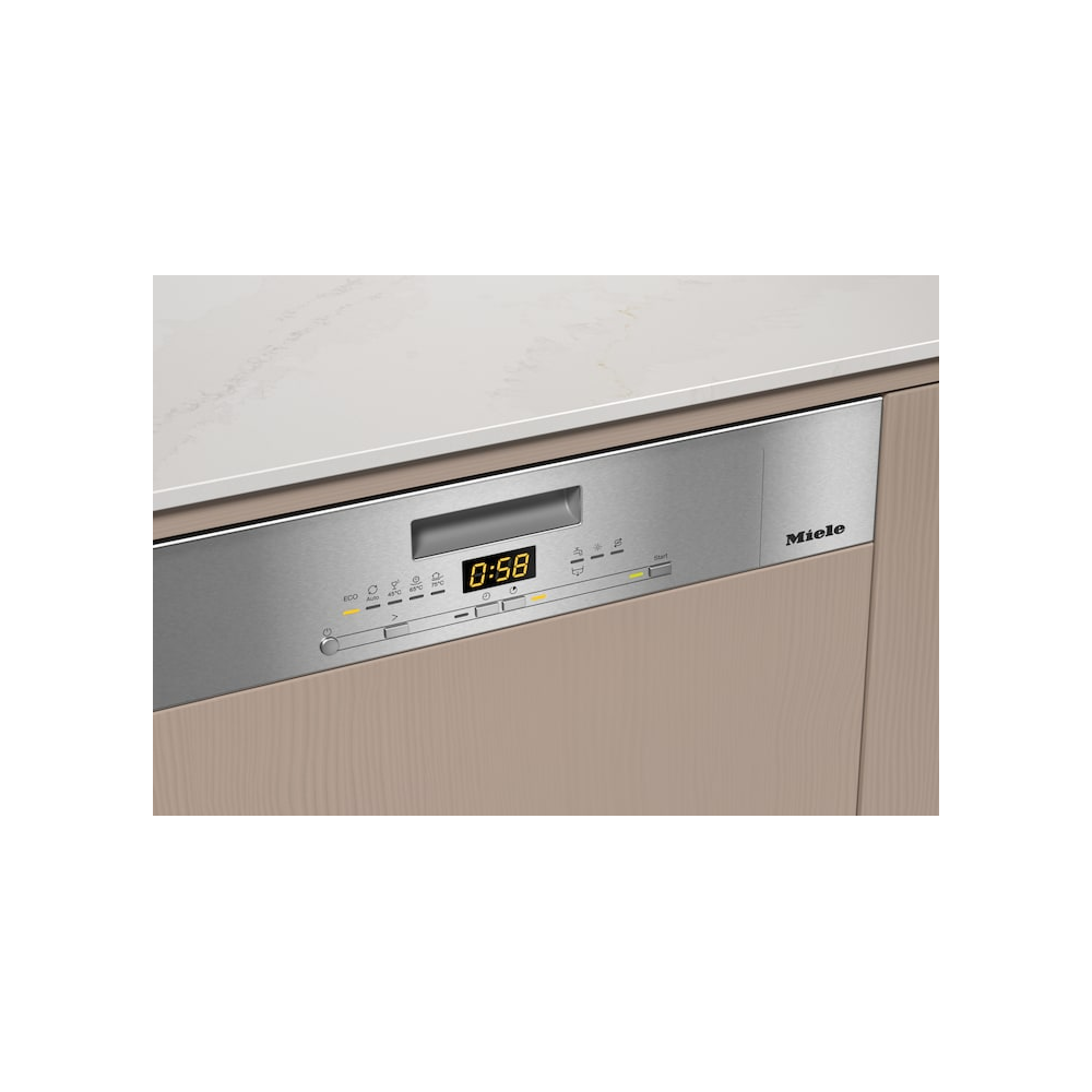 "Lavastoviglie integrabile con frontalino inox Miele G 5110 SCi CLST Inox"