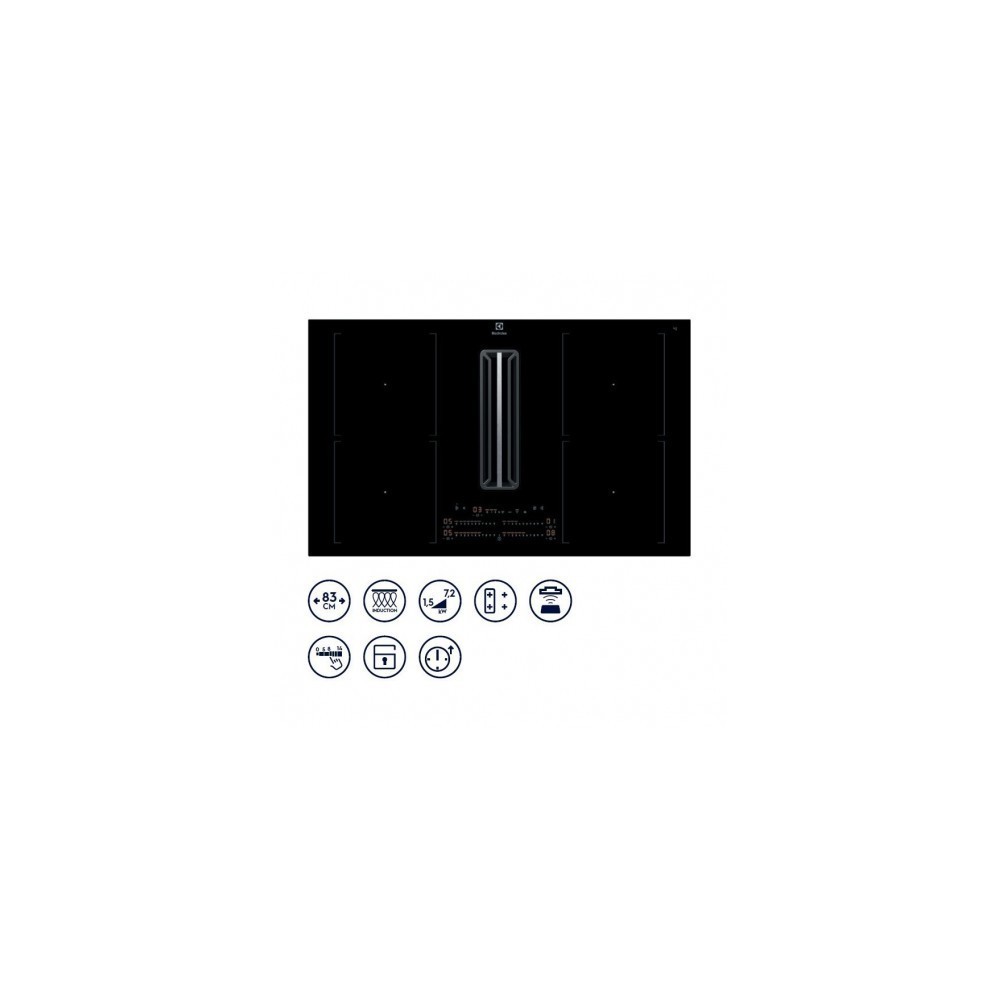 "Cappa integrata nel piano cottura Electrolux KCC84453CK"