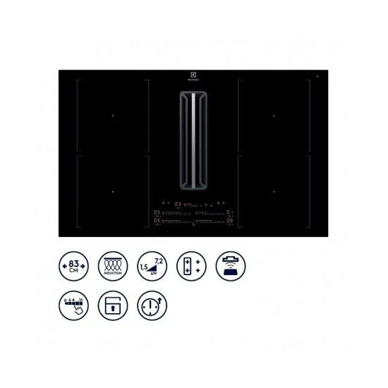 "Cappa integrata nel piano cottura Electrolux KCD84453CK"