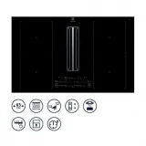 "Cappa integrata nel piano cottura Electrolux KCD84453CK"