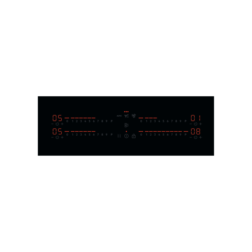 "Comandi slider touch del piano a induzione Electrolux KCC83443CK"