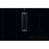 "Piano a induzione Electrolux KCD83443CK con cappa integrata"