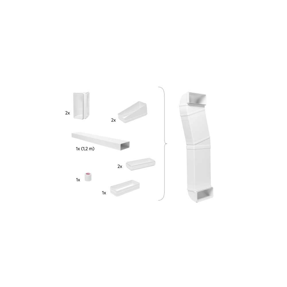 "Electrolux M2CKCF01 Kit di canalizzazione universale"